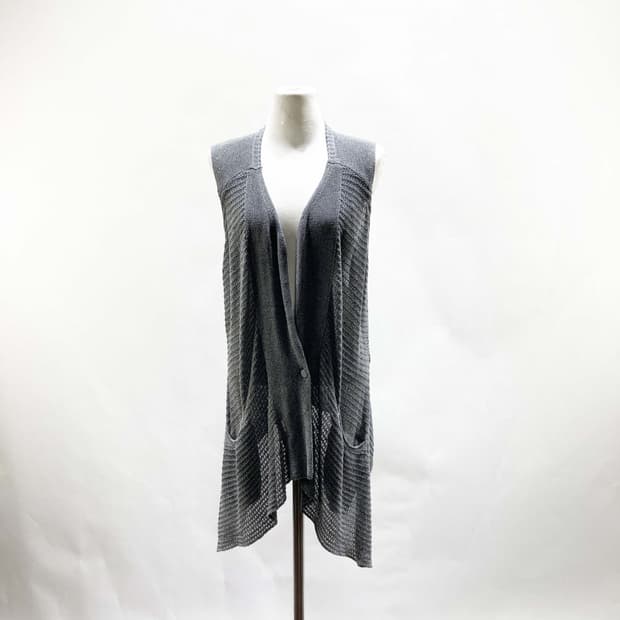 시스템 한섬 여성 그물베스트 그레이 90F 