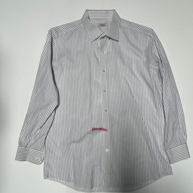 ST.Dupont 듀퐁 스트라이프 정장 긴팔 셔츠 L ~ XL