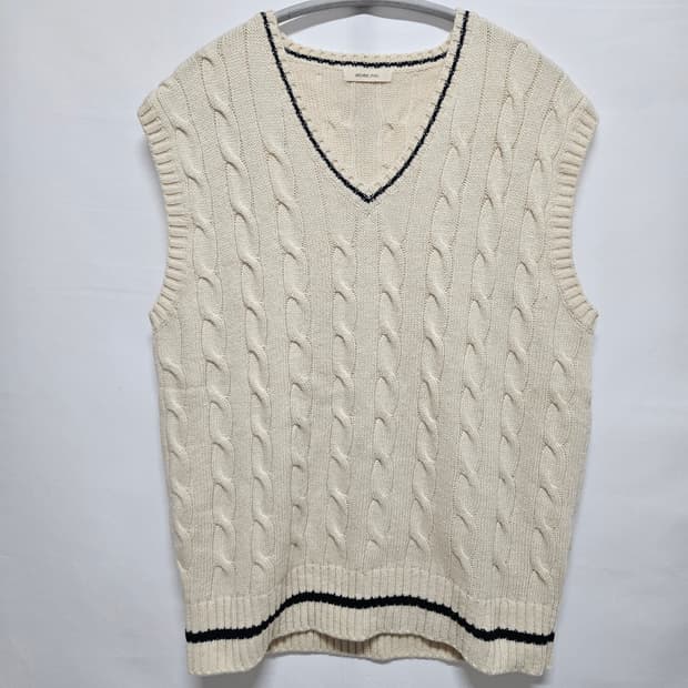 아카이브제이투유 케이블 니트 베스트 F