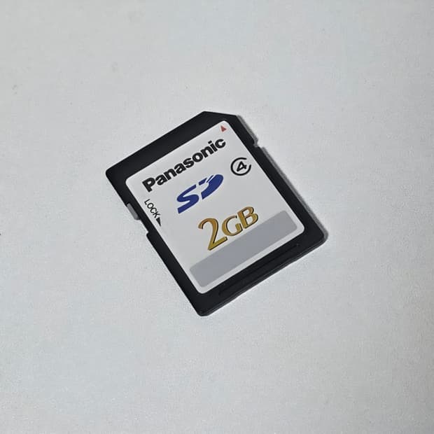 파나소닉 2GB 1세대 SD카드(빈티지디카사용가능)