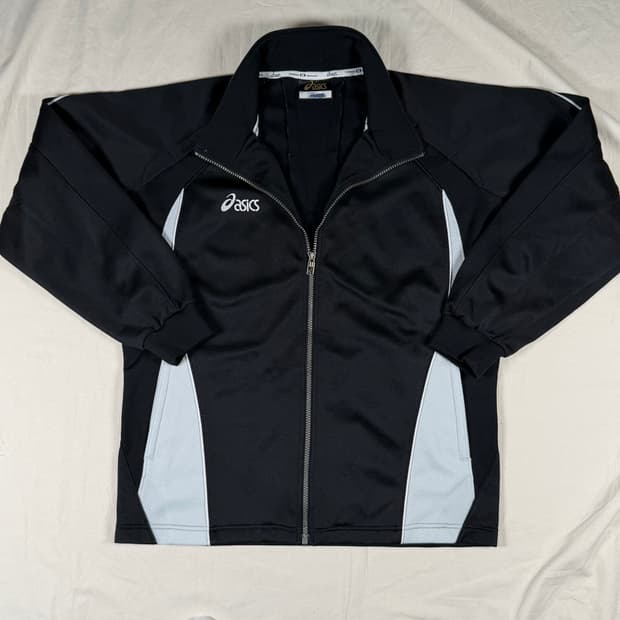 아식스 트랙탑 집업 져지 자켓