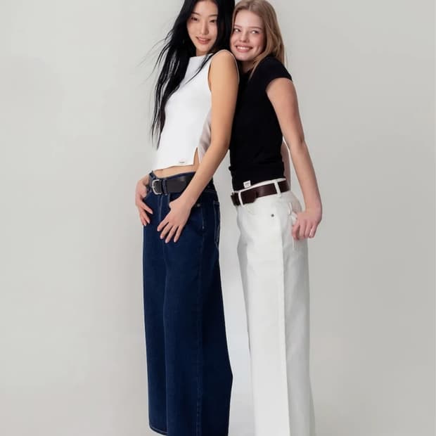 글로니 THE 901 JEANS(white)