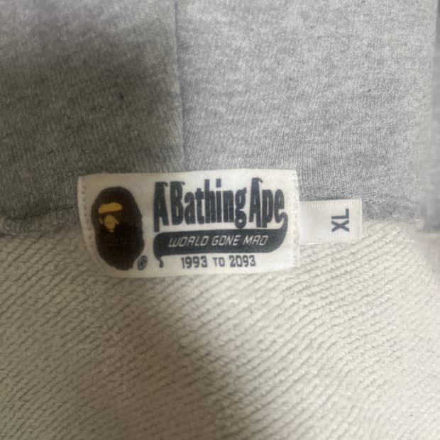 베이프 샤크후드 회색 xl핍니다