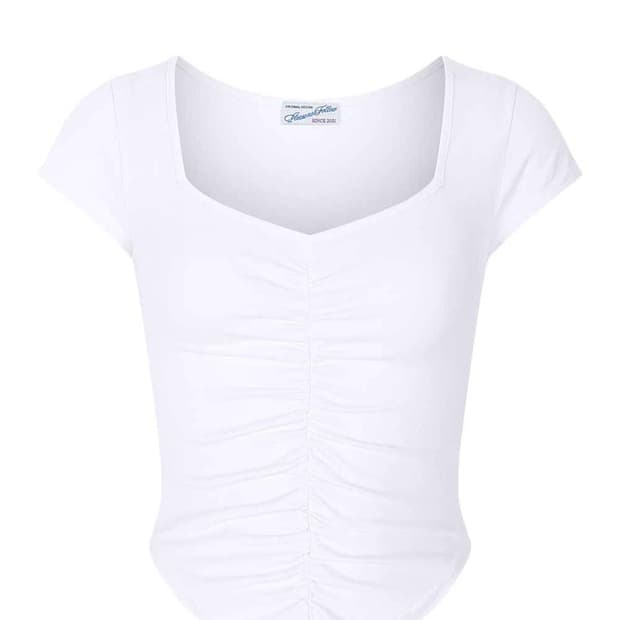 플리즈노팔로우 달린 셔링 탑