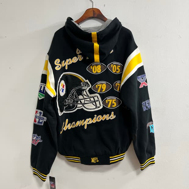 빈티지 NFL 스틸러스 슈퍼볼 패치자켓