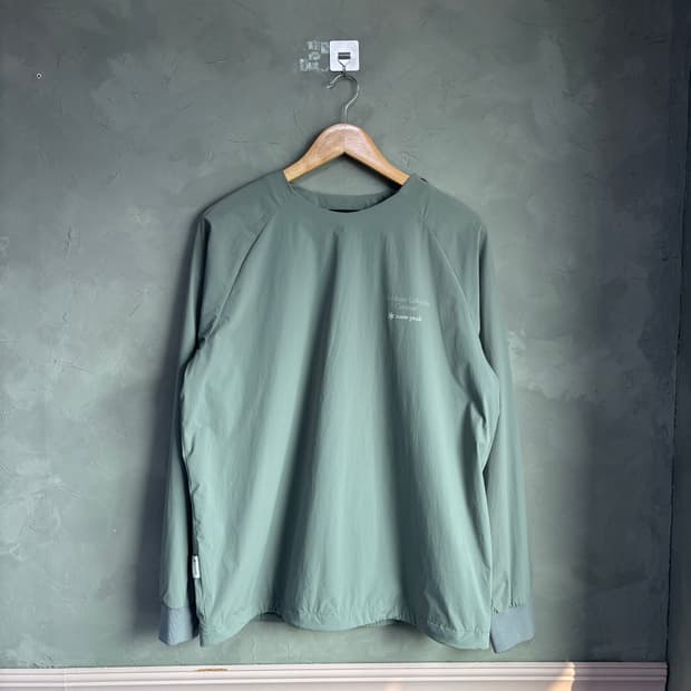 스노우피크 어페럴 나일론 바람막이 웜업 카키