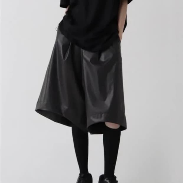 트리밍버드 버뮤다 레더 팬츠