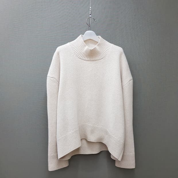 브록 컬렉션  울 캐시미어 하이넥 니트  XS사이즈