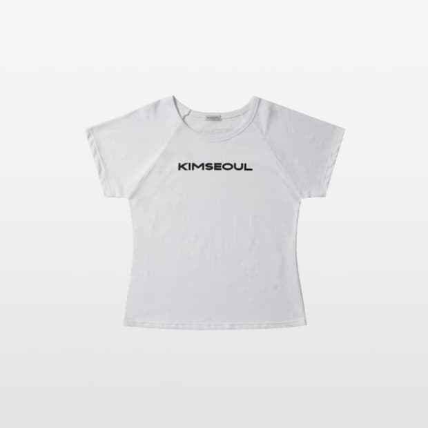 (새상품) 킴즈서울 SLUB STANDARD LOGO TEE