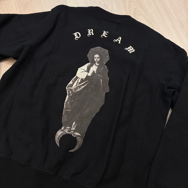 와코마리아 스웻셔츠 블랙 S