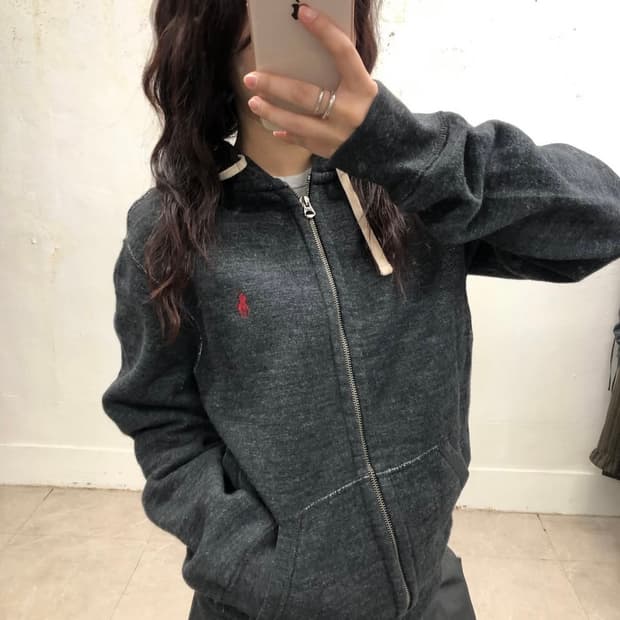 폴로 후드 집업