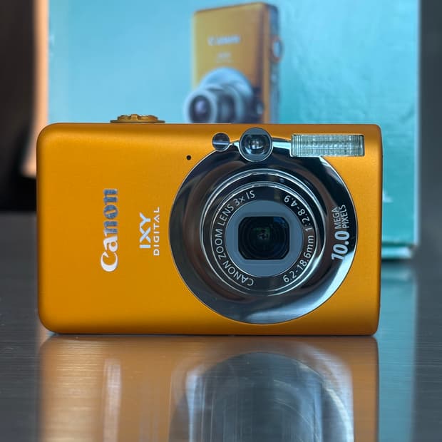 풀박/민트급/날짜)캐논 ixy digital 110is 오렌지 빈티지디카