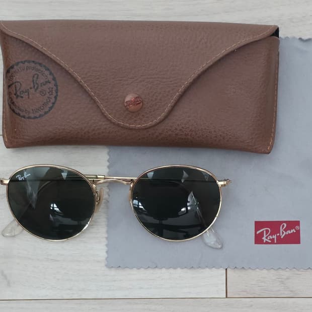 레이벤 Ray Ban RB3447-001 골드 메탈 선글라스