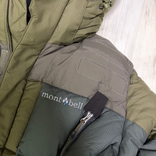 [105]몽벨 EX800 고어텍스 윈드스토퍼 구스다운 올리브