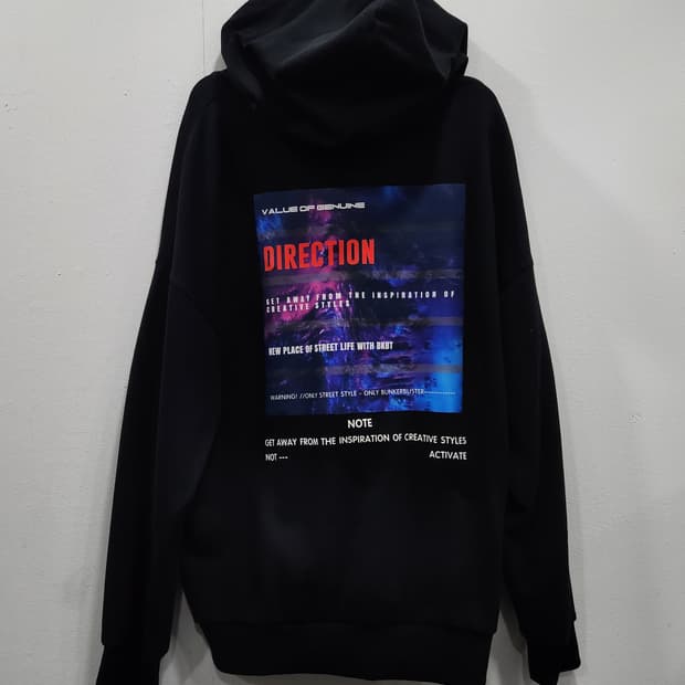 BKBT 벙커버스터 검정색 후드티 남성 105사이즈