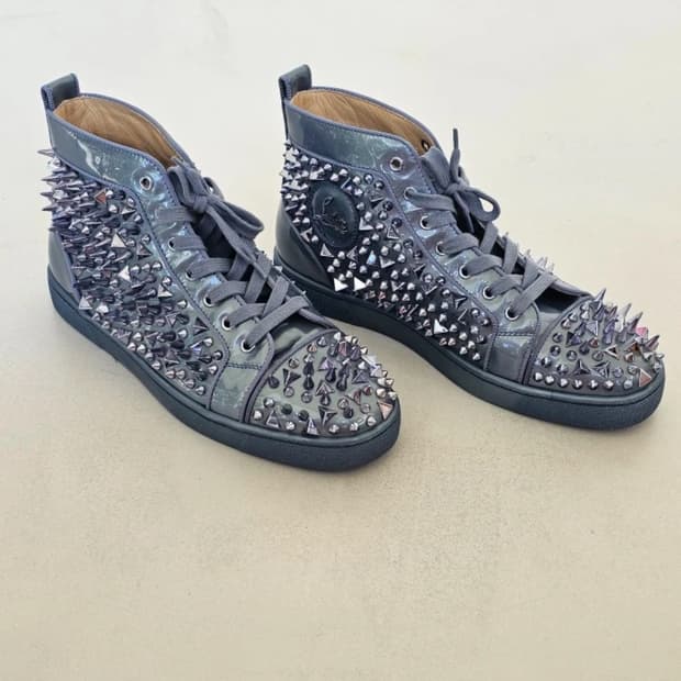 크리스찬루부탱 크롬 스파이크 하이탑 280