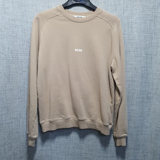 msgm 남성 로고 맨투맨 