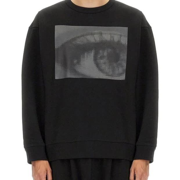 드리스반노튼 EYE 프린팅 스웨트셔츠