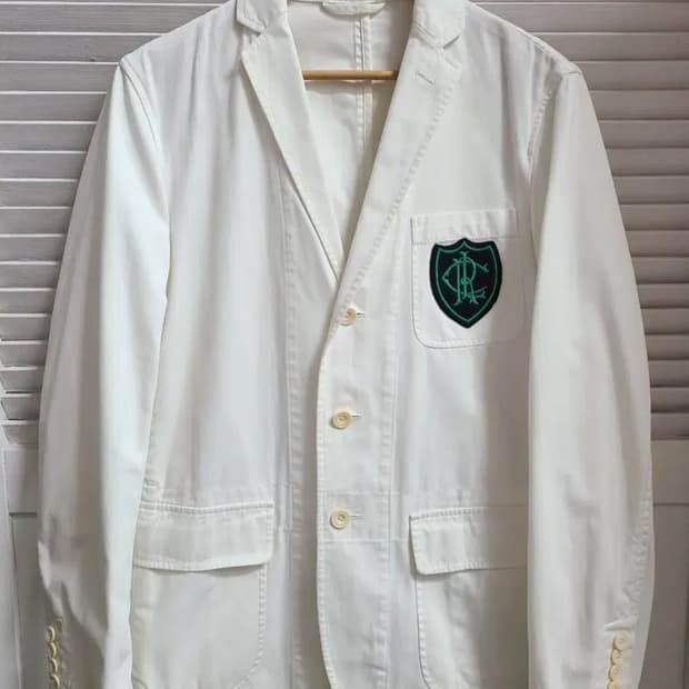 폴로 랄프로렌 화이트 블레이저 자켓