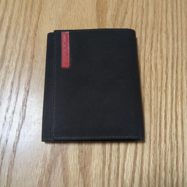 00s 프라다 스포츠 스웨이드 반지갑