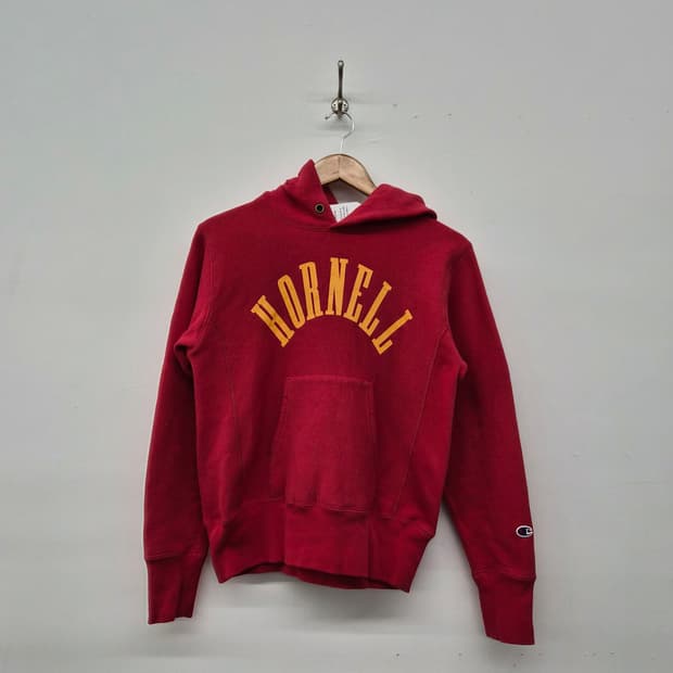 챔피온 호넬 후드티 레드 남성 M