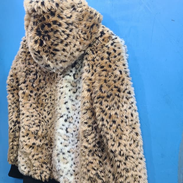 일본빈티지 레오파드호피퍼후드자켓like떠그클럽