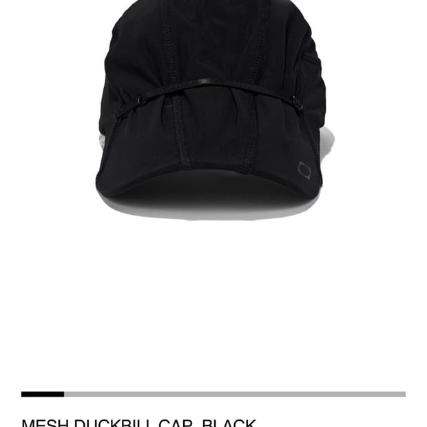 미스치프 MESH DUCKBILL CAP_BLACK