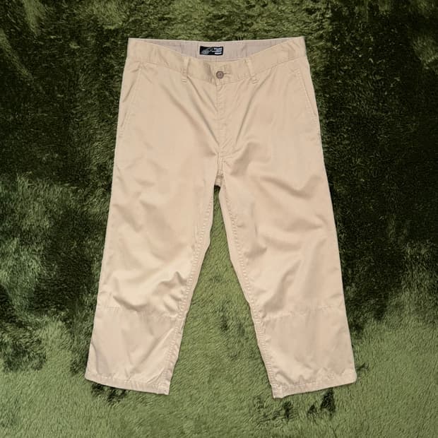 [M] BEAMS 빔즈 Made in Japan 크롭 치노 팬츠 베이지