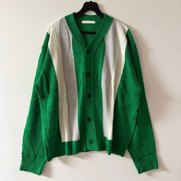 새상품 남자 부클 브이넥 가디건