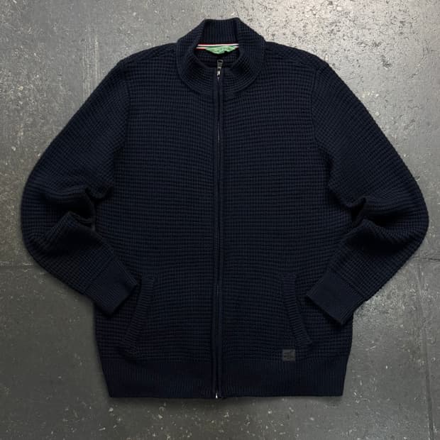 100 헨리코튼 니트집업 