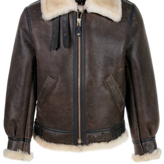 Schott nyc 쇼트 B-3 무스탕 봄버 자켓