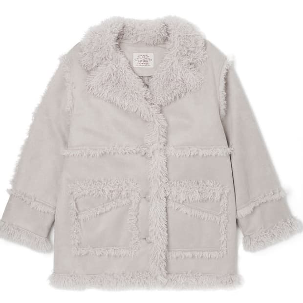 Lotsyou 랏츠유 프로즌 프로스트 무스탕 그레이