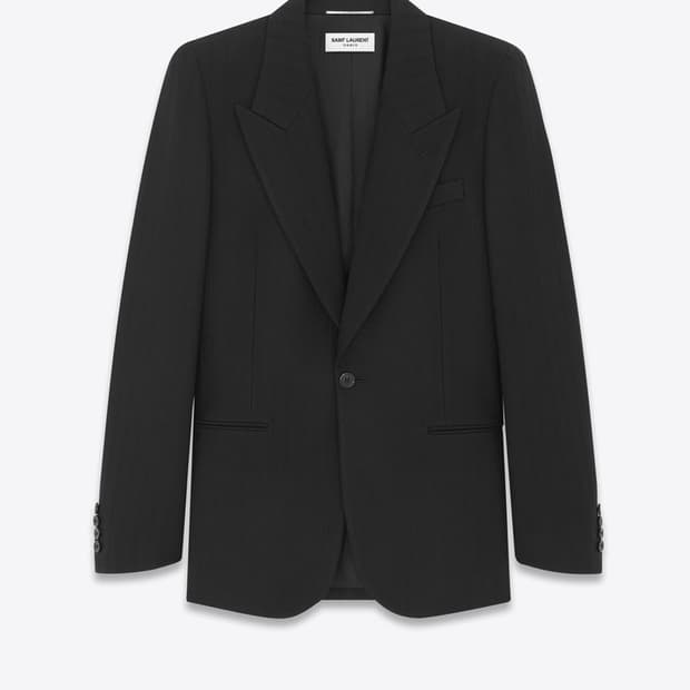[차은우님 착용] 생로랑 23FW 그랑 드 푸드르 스트라이프 자켓