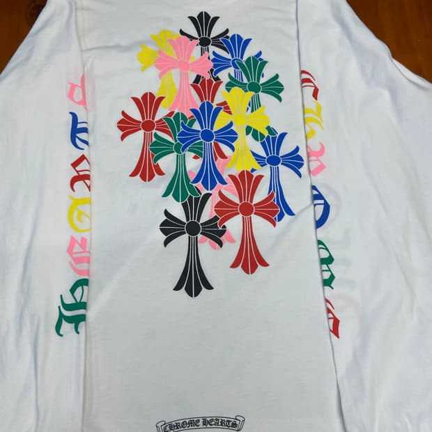 크롬하츠 멀티컬러 롱슬리브 사이즈 L