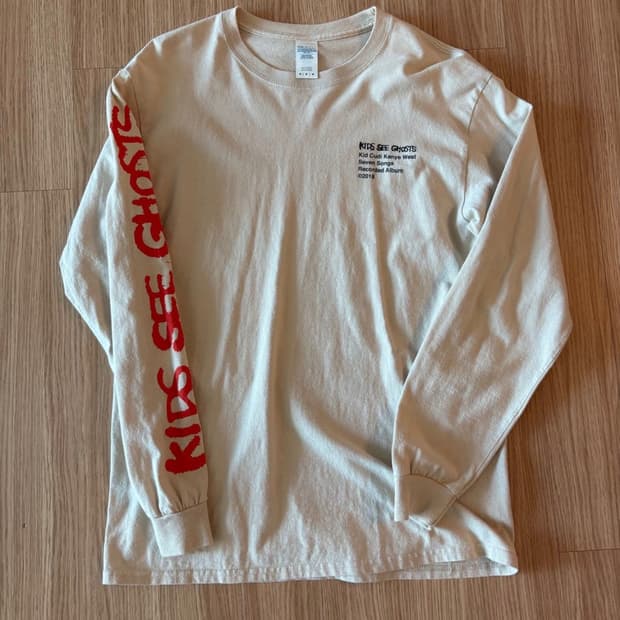 칸예 웨스트 kids see ghosts 키드커디 롱슬리브