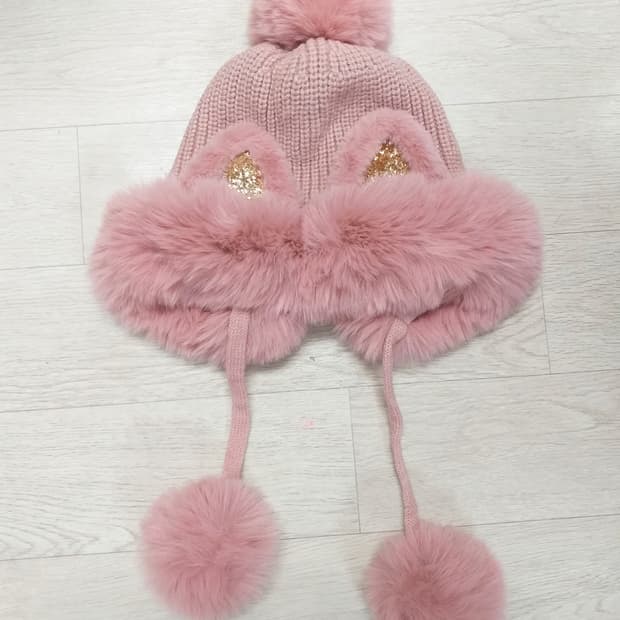 히메갸루퍼모자폼폼이니트비니모달천y2k핀터깔발레코어양산형지뢰계니트스웨터볼캡