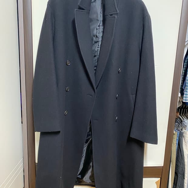 더니트컴퍼니 울 캐시미어 혼방 코트