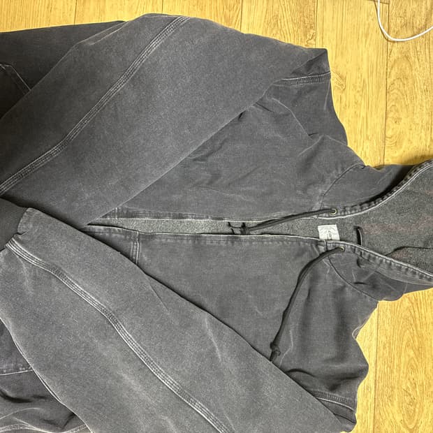 칼하트 데님 액티브 스톤워시드 자켓