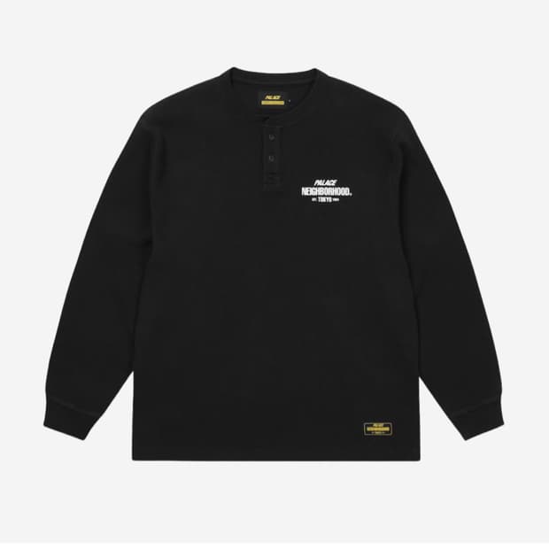 팔라스 x 네이버후드 와플 저지 블랙 