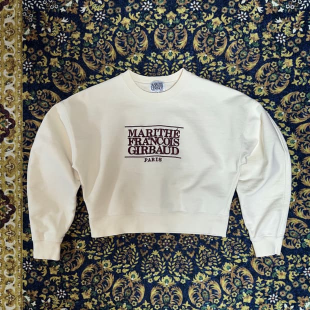 마리떼 프랑소와 저버 크롭 맨투맨 (S)  