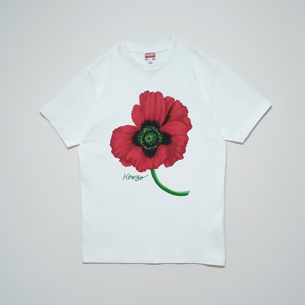 겐조 KENZO 플라워 프린팅 반팔 티셔츠