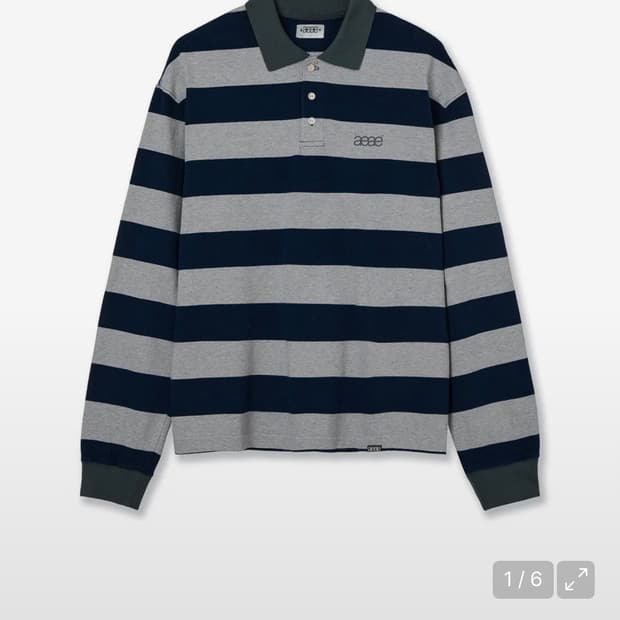 Aeae 스트라이프 럭비티