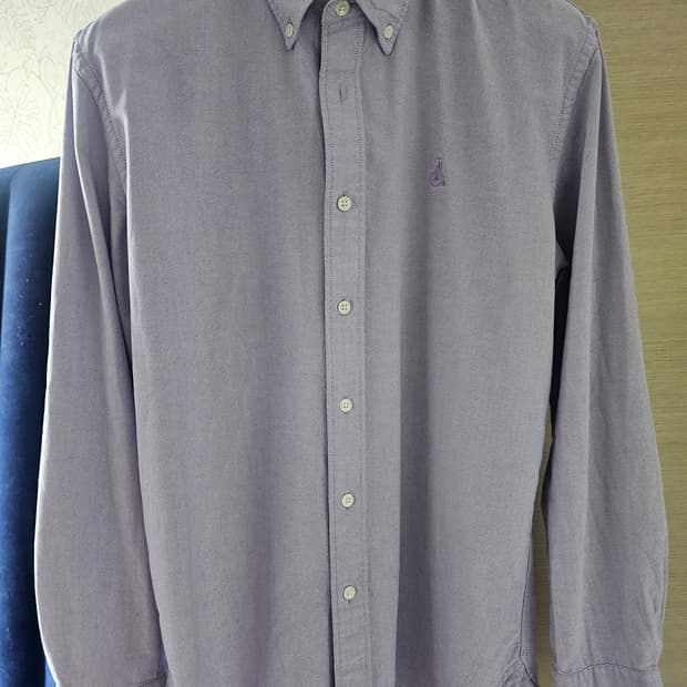 빈폴 옥스포드 셔츠 퍼플 남성 100