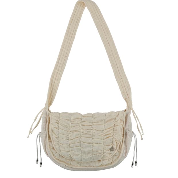 코이세이오 QUILTED CROSS BAG IVORY