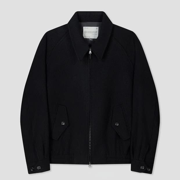 [95] 벨리에 다이에그널 헤비 울 자켓 - 매트 블랙