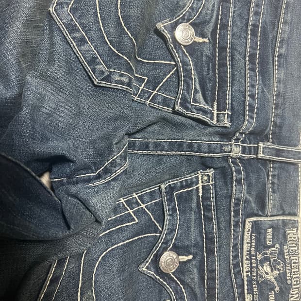 트루릴리전 데님팬츠