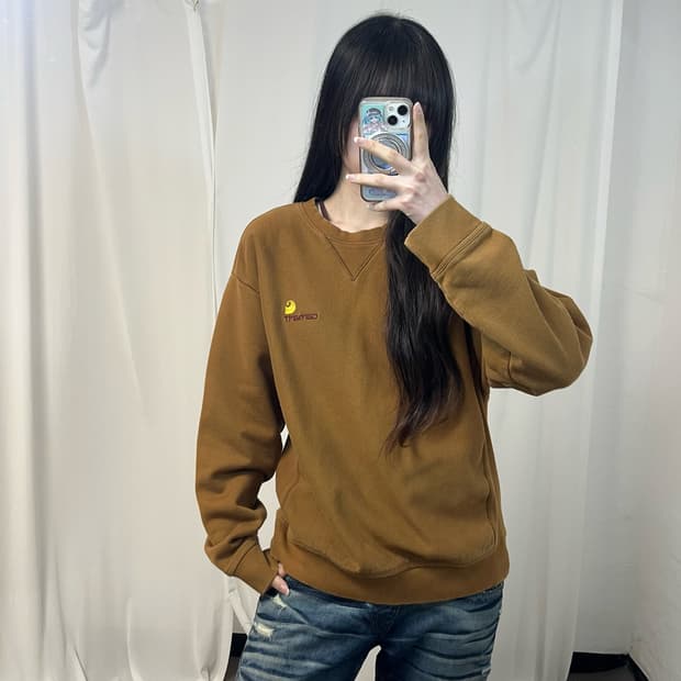 Carhartt WIP camel sweatshirt