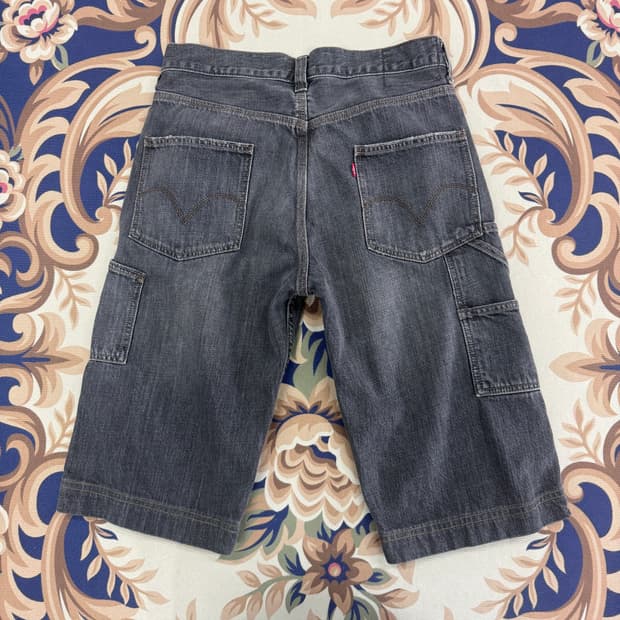 (31)00s 리바이스 Levis 카펜터 흑청 데님반바지