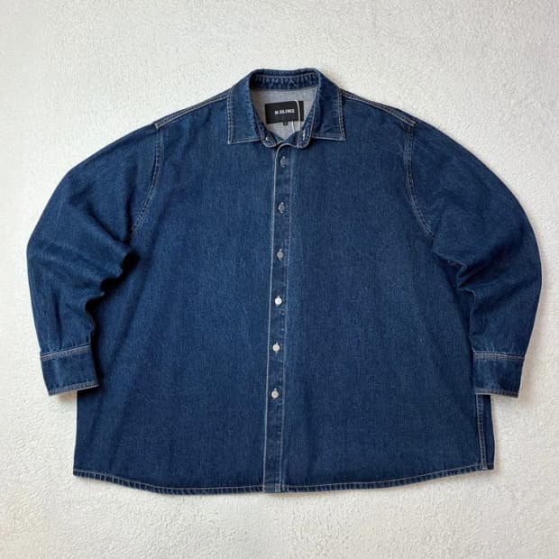 인사일런스 18FW 오버사이즈드 데님 셔츠 PN6004