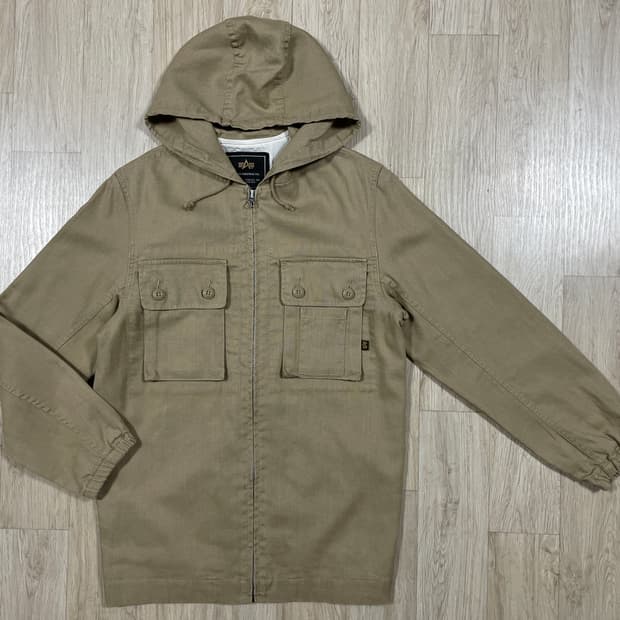 95) 알파 인더스트리 미군 BDU 린넨 후드자켓